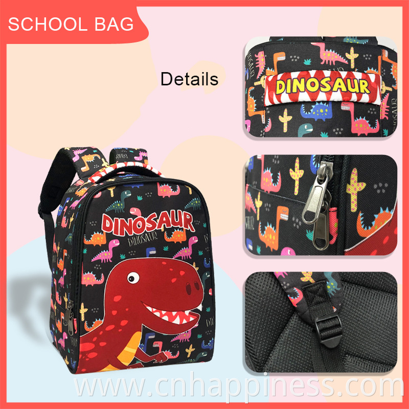 Custom all over print backpacks girl waterproof school bags panda backpack for toddlers and children